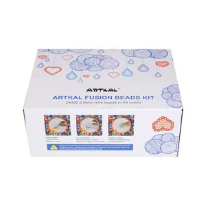 Artkal Hot Sale Mini 2,6mm 48 Farben Sicherung Hama Bügel perlen Kits mit Zubehör