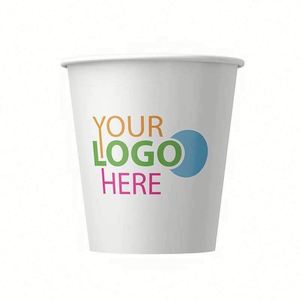 Vasos de Papel Desechables para Bebidas Frías y Calientes de 8oz con Logotipo Personalizado, para Eventos Promocionales - Product Image 1