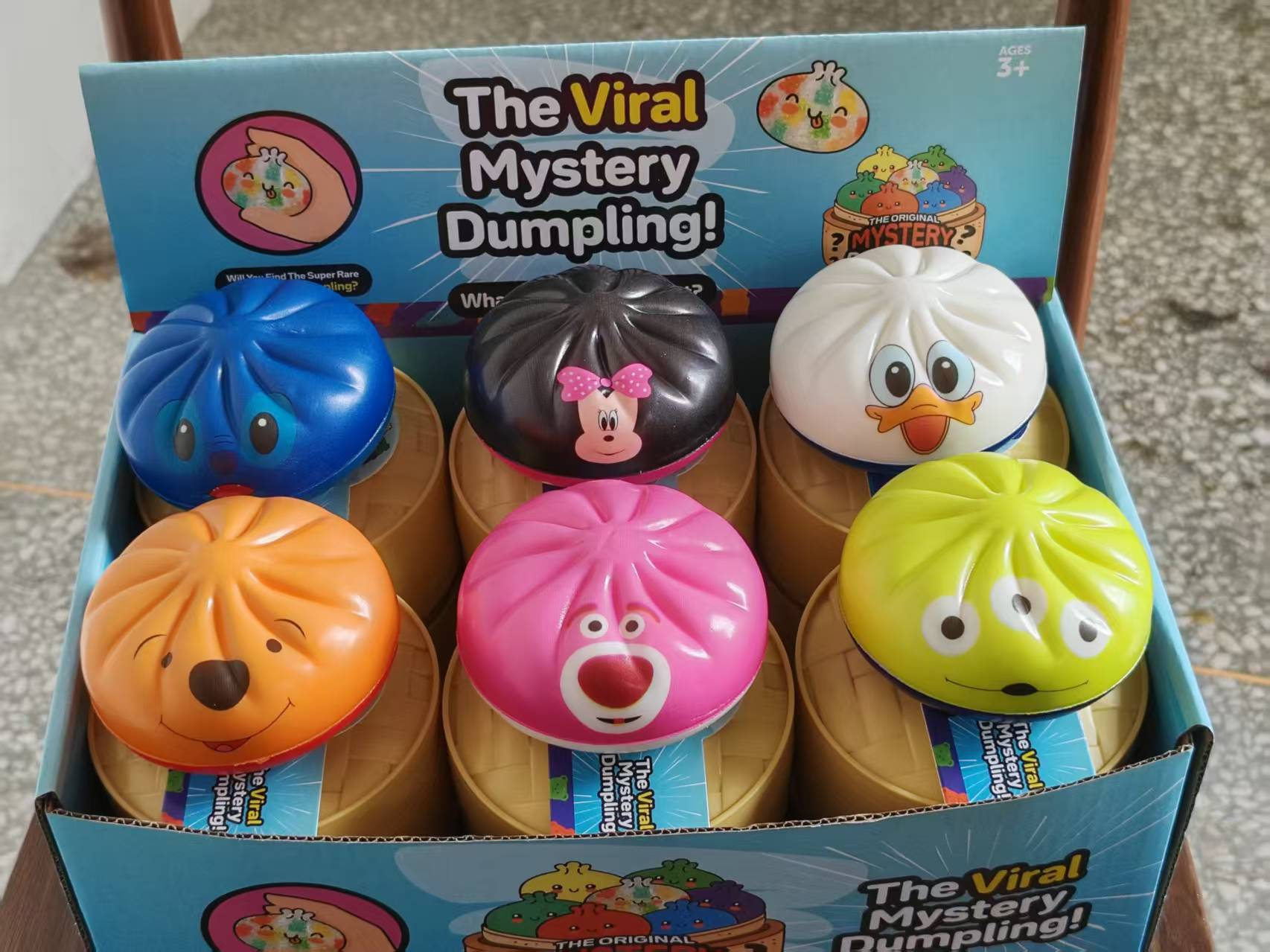 PU Cartoon Character Bun [Boxed+Steamed]