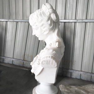 Marbre Marbre <span class=keywords><strong>Femme</strong></span> Tête Sculpture Pierre <span class=keywords><strong>Buste</strong></span> Statue Sculpture Marbre Romain <span class=keywords><strong>Buste</strong></span> Fabricants - Product Image 3