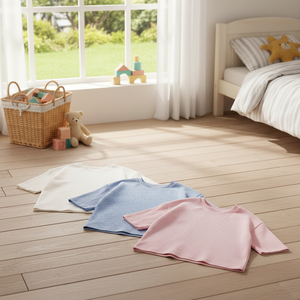 T-shirt coréen haut de gamme OZKIZ T03 pour enfants – Vente en gros de vêtements de mode pour bébés et jeunes enfants de 2 à 7 ans – Hauts d'été - Product Image 3