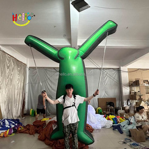 ชุดแฟนซีเป่าลมเดินได้ รุ่นยอดนิยม <span class=keywords><strong>HI</strong></span> INFLATABLE สีเขียว ขนาด 4-6 ฟุต พร้อมพัดลมในตัว - Product Image 1