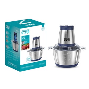 Picadora de carne eléctrica Winning Star de 2L con tazón de acero inoxidable, procesador de alimentos para uso en la cocina - Product Image 1