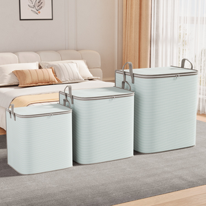 Gran oferta, almacenamiento de ropa, manta plegable, bolsas de almacenamiento, contenedores de almacenamiento para organizar dormitorio, armario, edredón de ropa - Product Image 3