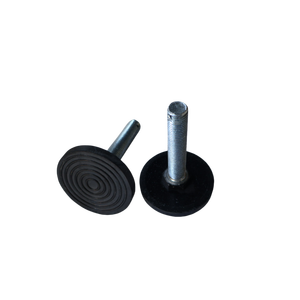 Pieds de nivellement robustes pour pied de support de hauteur de machine Pieds réglables en caoutchouc - Product Image 1