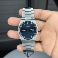 Montre de luxe pour homme PRX T137 avec calendrier, mouvement ETA, personnalisable, 40 mm, étanche, en acier inoxydable, à quartz