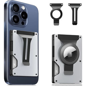 2025 nouveau <span class=keywords><strong>porte</strong></span>-<span class=keywords><strong>carte</strong></span> magnétique d'affaires en métal élégant adapté pour <span class=keywords><strong>Apple</strong></span> <span class=keywords><strong>Airtag</strong></span> MagSafe RFID hommes portefeuilles pince à billets RFID - Product Image 5
