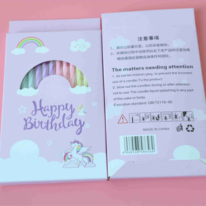 Velas de cumpleaños arcoíris en espiral de cera de soja, decoraciones para pasteles para fiestas infantiles - Product Image 4