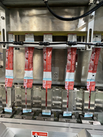 Automatische verzegel- en verpakkingsmachine voor waterzakjes, 6/8 stickzakjes, vruchtensap, ijslolly's, gelei, ijsjes en vloeistoffen.