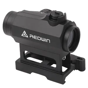 Red Dot Sight Auto On Off Shake Ontwaakt Rubber Gewapend 1/3 Volledig Medegetuige Mount Voor Rode Win Bidsprinkhaan 1X22 Genii