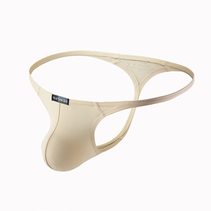Bán buôn Mens sexy mở side <span class=keywords><strong>thong</strong></span> đồ lót jockstrap G-string thấp tăng băng lụa phồng Pouch gay đồ lót khiêu dâm biểu tượng tùy chỉnh - Product Image 6