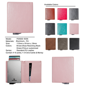 <b>Women</b> Short PU Leather <b>Wallet</b> with Open Closure Anti-Theft RFID <b>Card</b> Holder Name <b>Card</b> Holder by Bank Fashion Accessory - Product Image 4