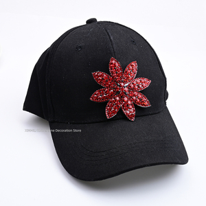 5,8cm/7,5cm Kleurrijk Bloemenmotief Strass Applicatie Aan te Naaiën Kristallen Patches voor Kleding Hoeden Schoenen Tassen DIY Craft Trim - Product Image 6