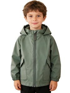 Chaqueta <span class=keywords><strong>Impermeable</strong></span> con <span class=keywords><strong>Capucha</strong></span>, de Secado Rápido, Transpirable, Resistente al Viento, de PU, para Exteriores, de Alta Calidad, OEM/ODM de Fábrica - Product Image 1