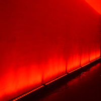 Barre LED RGBAW à effet faisceau lumineux Pro Wash, changement de couleur automatique, éclairage de scène pour décoration