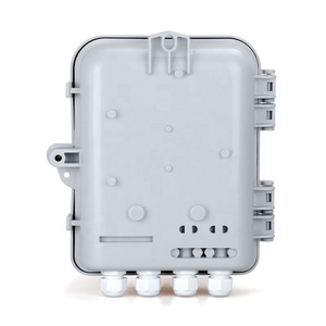 12-Core 1x8 PLC Splitter <span class=keywords><strong>Termination</strong></span> Box FTTH Exterior Impermeable Montaje en pared o poste con conector de fibra óptica SC - Product Image 5