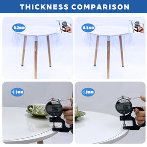 Nuevo diseño de hojas de plástico <span class=keywords><strong>transparente</strong></span> de PVC, rollos de <span class=keywords><strong>mantel</strong></span>, <span class=keywords><strong>mantel</strong></span> de vidrio suave para protección de mesa - Product Image 3