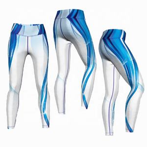 <b>Women's</b> High Waist Fitness Leggings Printed Gym Sport Yoga Pants Ladies Running <b>Trousers</b> Polyester Spandex Quick Dry - Product Image 6