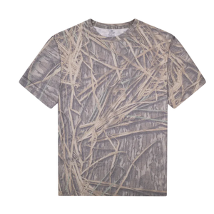 卸売り釣りTシャツフェード & シュリンク耐性ハンティングシャツ男性用コンフォートストレッチ素材ウォッシュアウトカモフィッシングシャツ - Product Image 6