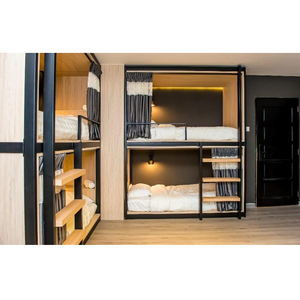 Usine JZD auberge modulaire peu encombrante dosette de couchage taille unique Lit superposé Capsule Hôtel Lit double - Product Image 1