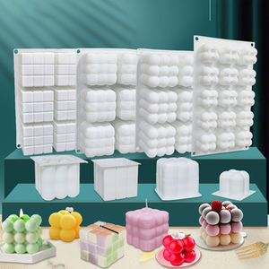 J2W11 Silicone Wholesale Bubble Candle <strong>Moulds</strong> <strong>Uk</strong> Unique Cube Moules Bougie Designer <strong>Resin</strong> Silicone Molds for Candles - Product Image 2