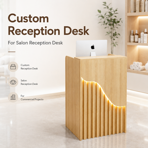 Office Table and Chairs <b>Reception</b> Counter Front <b>Desk</b> Counter Small <b>Reception</b> <b>Desk</b> <b>Salon</b> <b>Reception</b> <b>Desk</b> Moden - Product Image 1