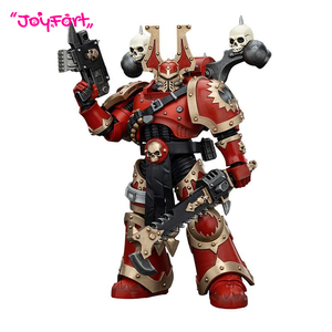 JOYTOY <span class=keywords><strong>Warhammer</strong></span> 40K World Eaters Khorne Berzerker2 Figurine d'action à l'échelle 1/18 Modèle articulé Figurine de collection Accessoires - Product Image 1