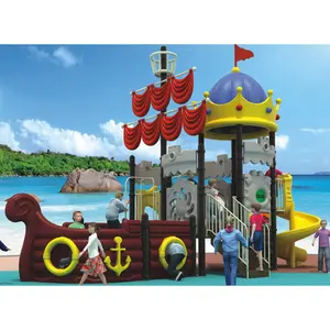 Professional Commercial High Quality Large Pirate Ship Series Outdoor Playground Equipment With Slide For Kids