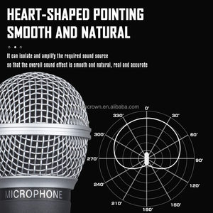 Microphone Dynamique Filaire Professionnel <span class=keywords><strong>SM</strong></span> <span class=keywords><strong>58</strong></span> pour Vlogging Karaoké Église Enregistrement Conférencier - Product Image 2