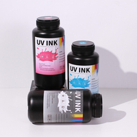 Encre UV DTF Commerciale à Bonne Adhérence, Effet Cristal Transparent, Matériau PET, Impression Numérique pour Tasses, Bouteilles, Coques de Téléphone, Autocollants
