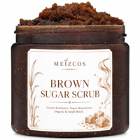 Gommage corporel au café Arabica 100% biologique avec aloe vera et huile de coco, exfoliant naturel pour peaux normales, gommage au café au sucre brun