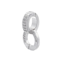 Vente en gros de fermoir à double anneau plaqué or 18 carats pour la fabrication de bijoux à bricoler soi-même