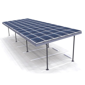 Fabricants chinois de panneaux photovoltaïques bifaciaux pour voitures, structure de stationnement solaire pour carport - Product Image 3