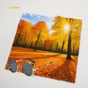 Personnalisation personnalisée <span class=keywords><strong>de</strong></span> haute qualité lunettes chiffon <span class=keywords><strong>de</strong></span> nettoyage Logo impression doux réutilisable ordinateur caméra chiffon d'essuyage pour lentille - Product Image 1