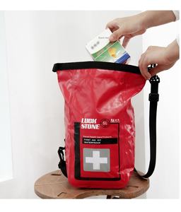 Bolsa de botiquín de primeros auxilios impermeable de 5L vacía, bolsa de botiquín de emergencia para canotaje, coche, senderismo, mochilero, camping, viajes - Product Image 6