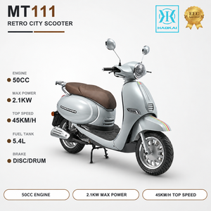 Scooter à essence classique 50cc, design vintage, scooter à moteur à essence homologué EEC, Euro 5 EFI, cyclomoteur pour adultes MT111 - Product Image 1