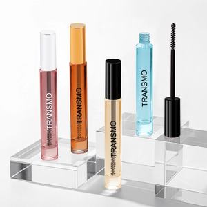 Tube de mascara cylindrique blanc vide, flacon transparent pour eye-liner, maquillage pour blush - Product Image 1