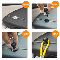 CarFu para Xiaomi SU7 Pro y SU7 Max, Gancho Metálico para el Tablero, Colgador de Llaves para el Interior del Auto, Venta Directa de Fábrica, Logotipo Personalizado