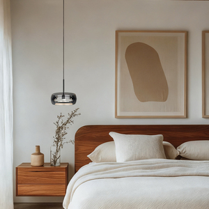 Haute CRI Moderne Cylindre Pendentif Lumière 3CCT Dimmable 15W LED Lustre En Verre avec Câble <span class=keywords><strong>De</strong></span> 200cm pour Chambre Salle À Manger Éclairage - Product Image 2