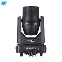Projecteur mobile NF380IP 500W IP65 étanche avec anneau LED, 2 angles de faisceau, RGB, contrôle DMX512, CRI 95 élevé
