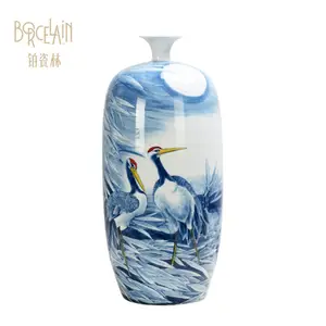 Керамическая ваза с высоким цилиндром в скандинавском стиле от поставщика в Гуанчжоу