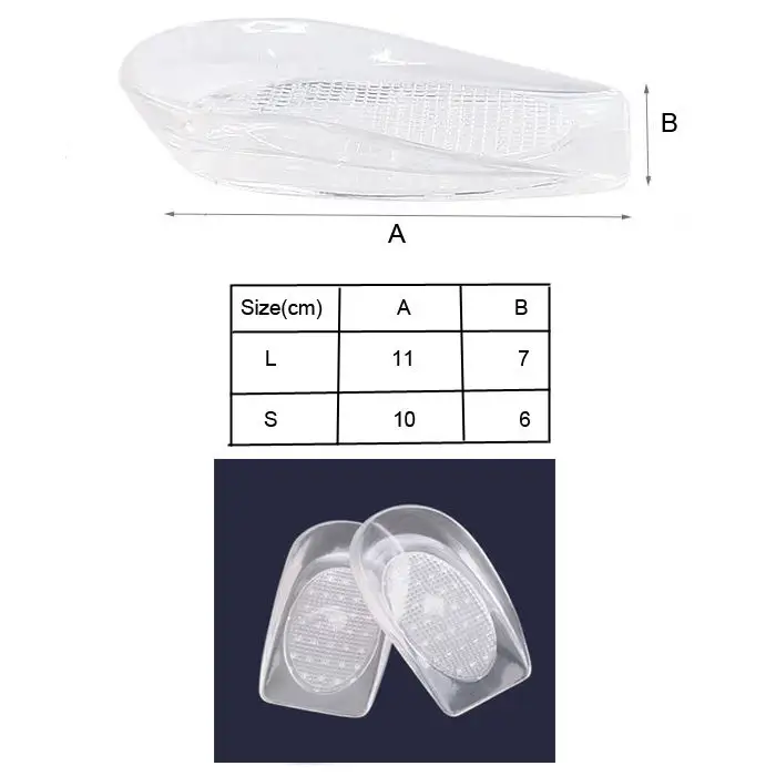 Comfortabele Siliconen Gel Hielbeschermer Dames Heren Persoonlijke Voetverzorging Inzetstukken Plantaire Fasciitis Hak Cups Andere Inlegzolen