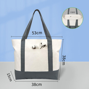 Wholesale Economical Cotton <b>Tote</b> Bags Custom Printed Logo Exhibition Promotional Gift Bag Eco Friendly Shopping Bag - Product Image 4