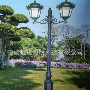 European Style Garden Lamp HJT101 Galvanized Steel <b>Pole</b> Villa Courtyard Outdoor <b>Light</b> - Product Image 1
