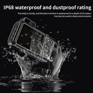 מצלמת צילום דיגיטלית IP68 עמידה למים עד 15 מטר מתחת למים, 8K 48MP, מסכים כפולים, זום דיגיטלי, מצלמה קומפקטית לצילום מתחת למים לצלילה ושנורקלינג - Product Image 2