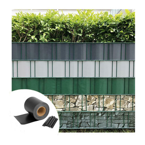 450G/M2 19ซม. * 35ม. PVC Strip รั้วผ้าใบกันน้ำสำหรับตกแต่งสวน/Sichtschutzstreifen/Stein-Optik <span class=keywords><strong>Grob</strong></span> - Product Image 3