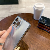 Coque de téléphone à motif laser Aurora pour iPhone 16 15 Pro Max 13 12 11 14 Plus, coque souple antichoc mate