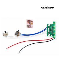 Carte de contrôle pour mini-réfrigérateur personnalisée KY, carte de circuit imprimé FR4 pour panneau d'interrupteur LED de réfrigérateur, OEM ODM PCBA