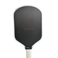 Raquette de pickleball en fibre de carbone de 16 mm, noyau en nid d'abeille, puissance, contrôle, rotation, équipement d'entraînement pour terrain extérieur