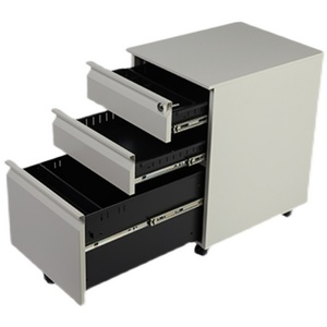 2025 Hot Sale Three Drawer Activity Cabinet Under <b>Desk</b> Side Mobile Storage <b>Small</b> Cabinet - Product Image 6